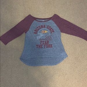Gray and Maroon ASU T-Shirt